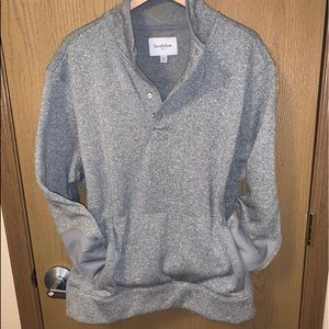 Men’s Button-Down Mock-Neck Swearer